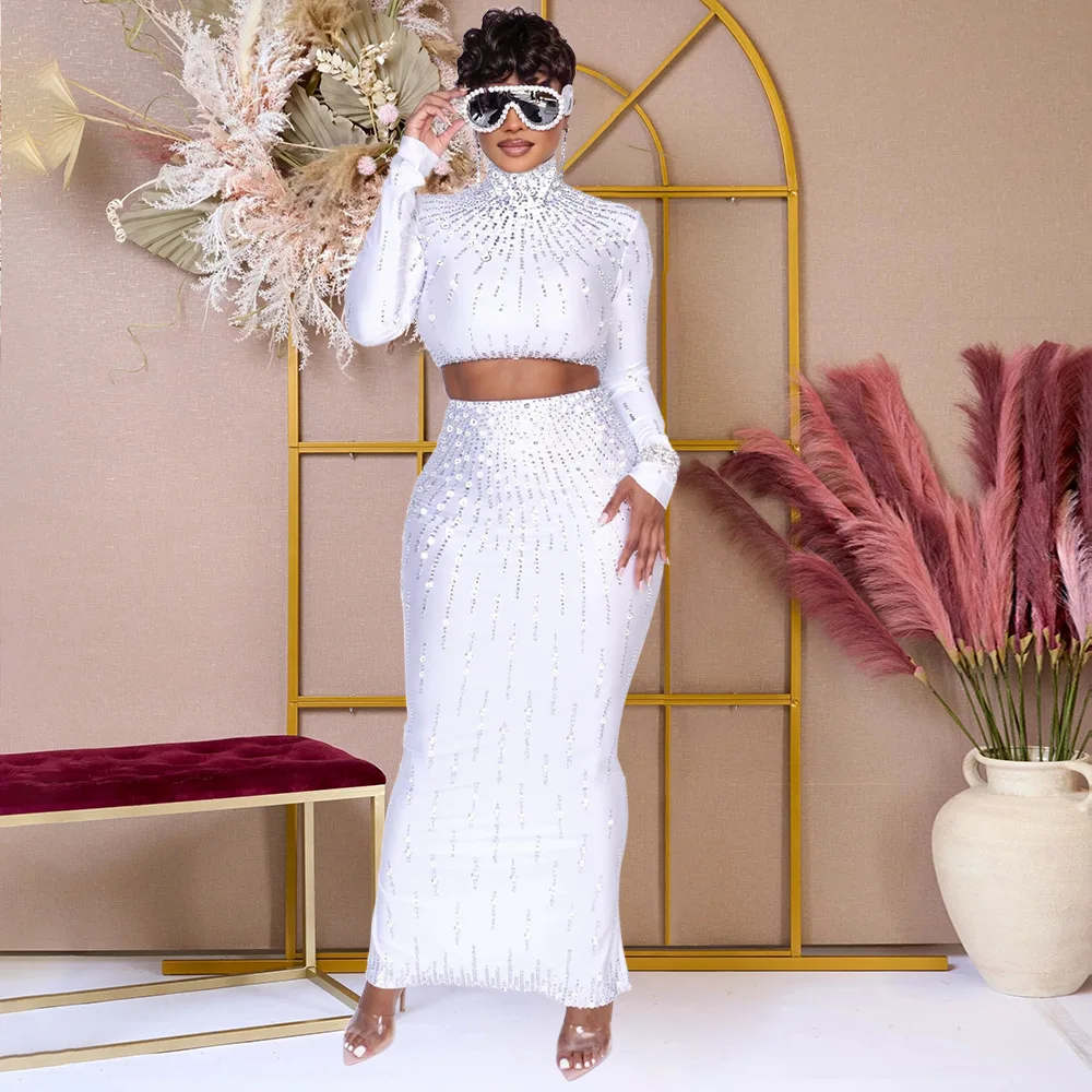 ผู้หญิงชุด Street แขนยาวพิมพ์  - Crop Top Crochet บทวิจารณ์และราคา