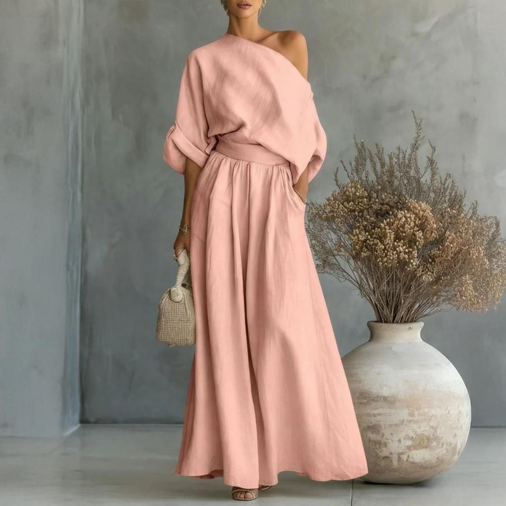 ชุดเสื้อและกางเกงผู้หญิง สไตล์ - Blouse Off Shoulder บทวิจารณ์และราคา