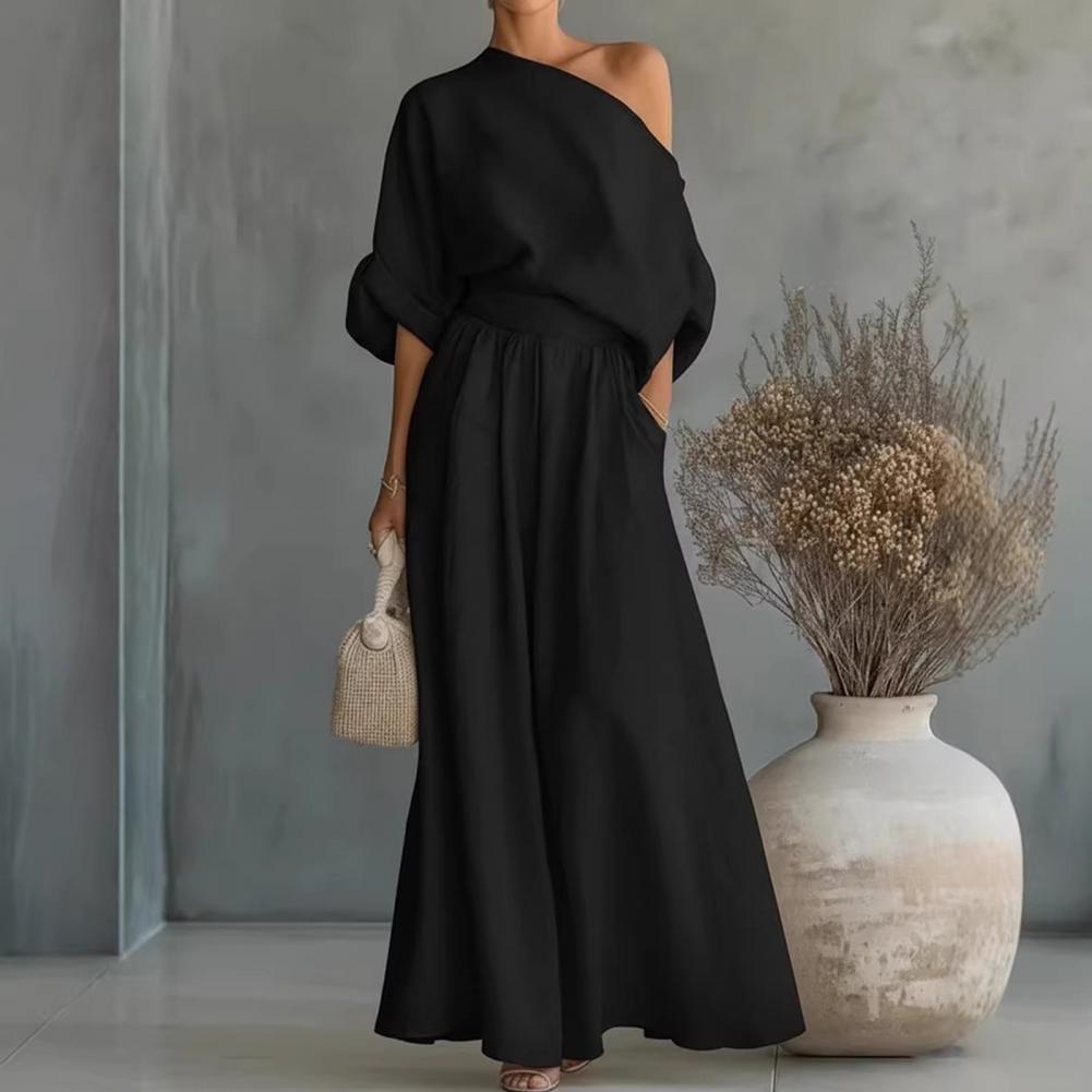 ชุดเสื้อและกางเกงผู้หญิง สไตล์ - Blouse Off Shoulder บทวิจารณ์และราคา