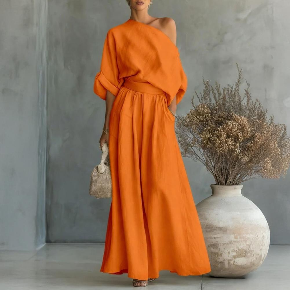 ชุดเสื้อและกางเกงผู้หญิง สไตล์ - Blouse Off Shoulder บทวิจารณ์และราคา