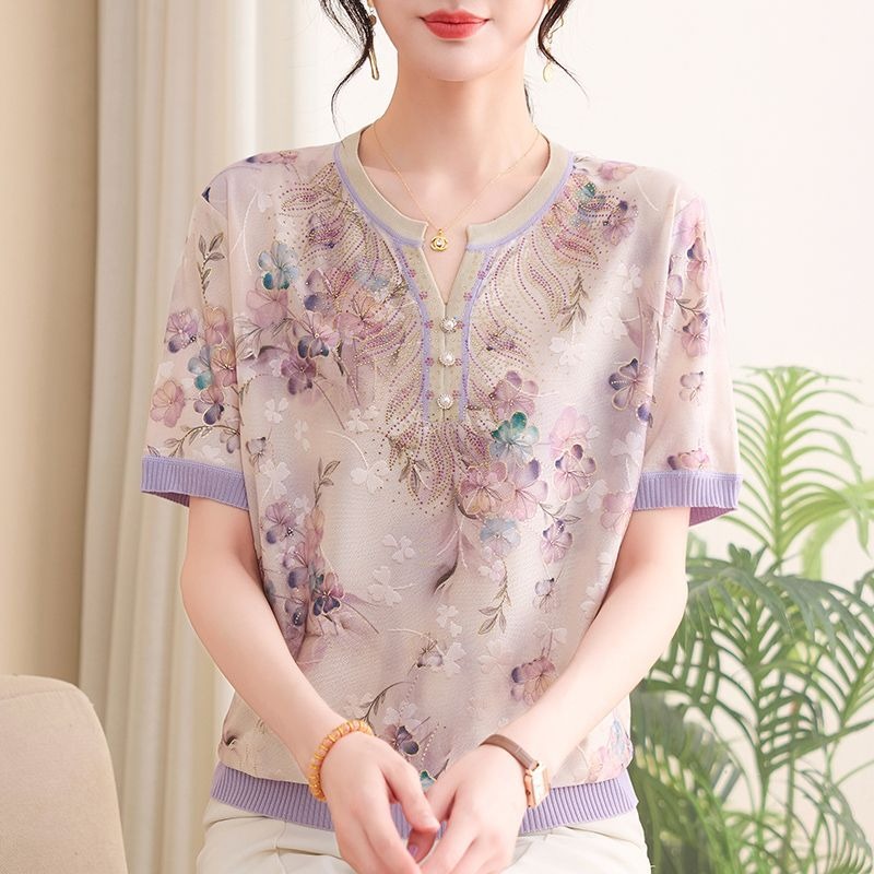เสื้อไหมพรมผู้หญิงลายดอกไม้ แข - Romper Floral Print บทวิจารณ์และราคา