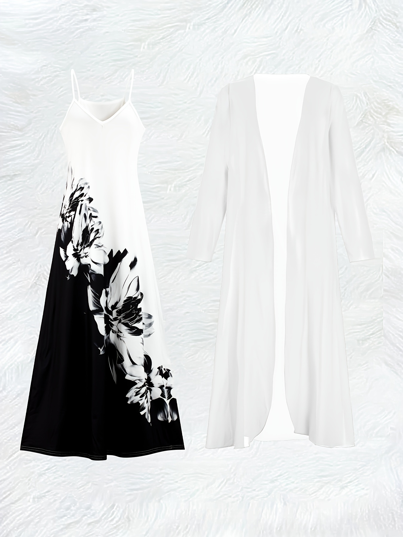 ชุดเดรสแขนยาวลายดอกไม้สีดำและส - Midi Skirt Floral บทวิจารณ์และราคา