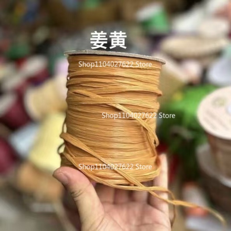 ไหมราฟเฟียแบบด้าน 120 กรัม/ม้ว - Crochet Bag Raffia บทวิจารณ์และราคา
