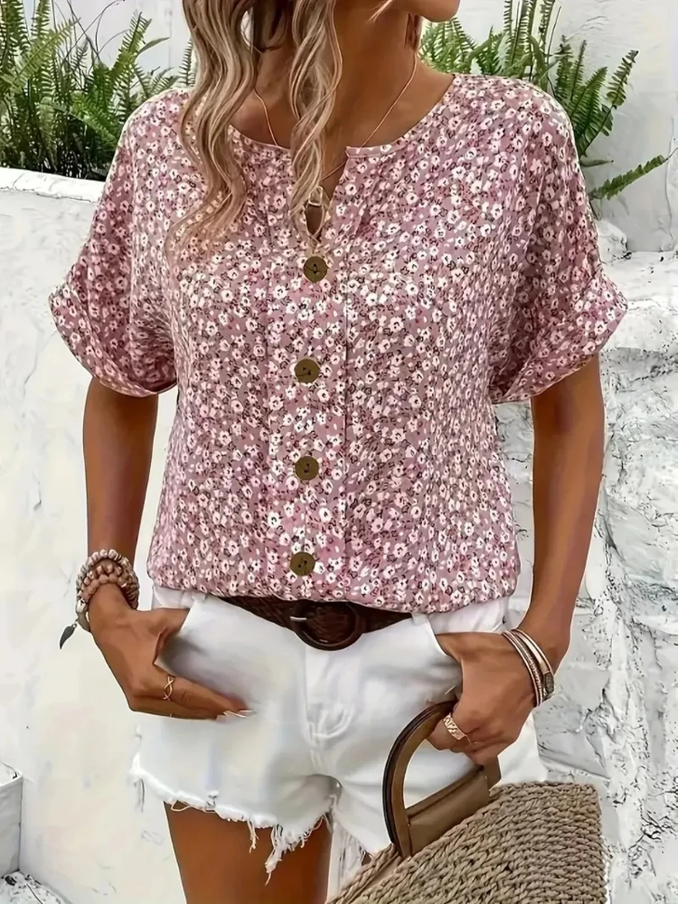 พลัสขนาดเสื้อผู้หญิง 2025 ฤดูใ - Romper Floral Print บทวิจารณ์และราคา