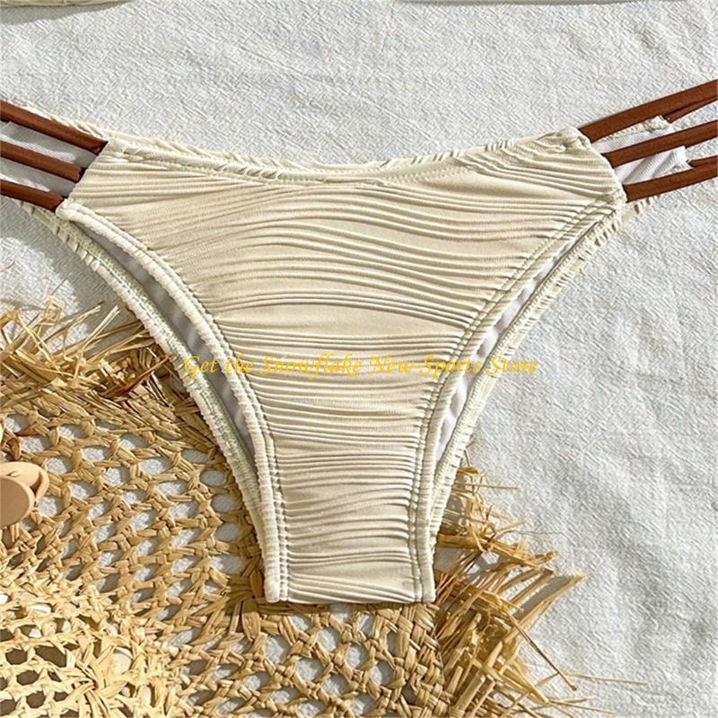 E56D Ruched Bandeau ชุดว่ายน้ำ - Swimsuit Bikini Ruched บทวิจารณ์และราคา