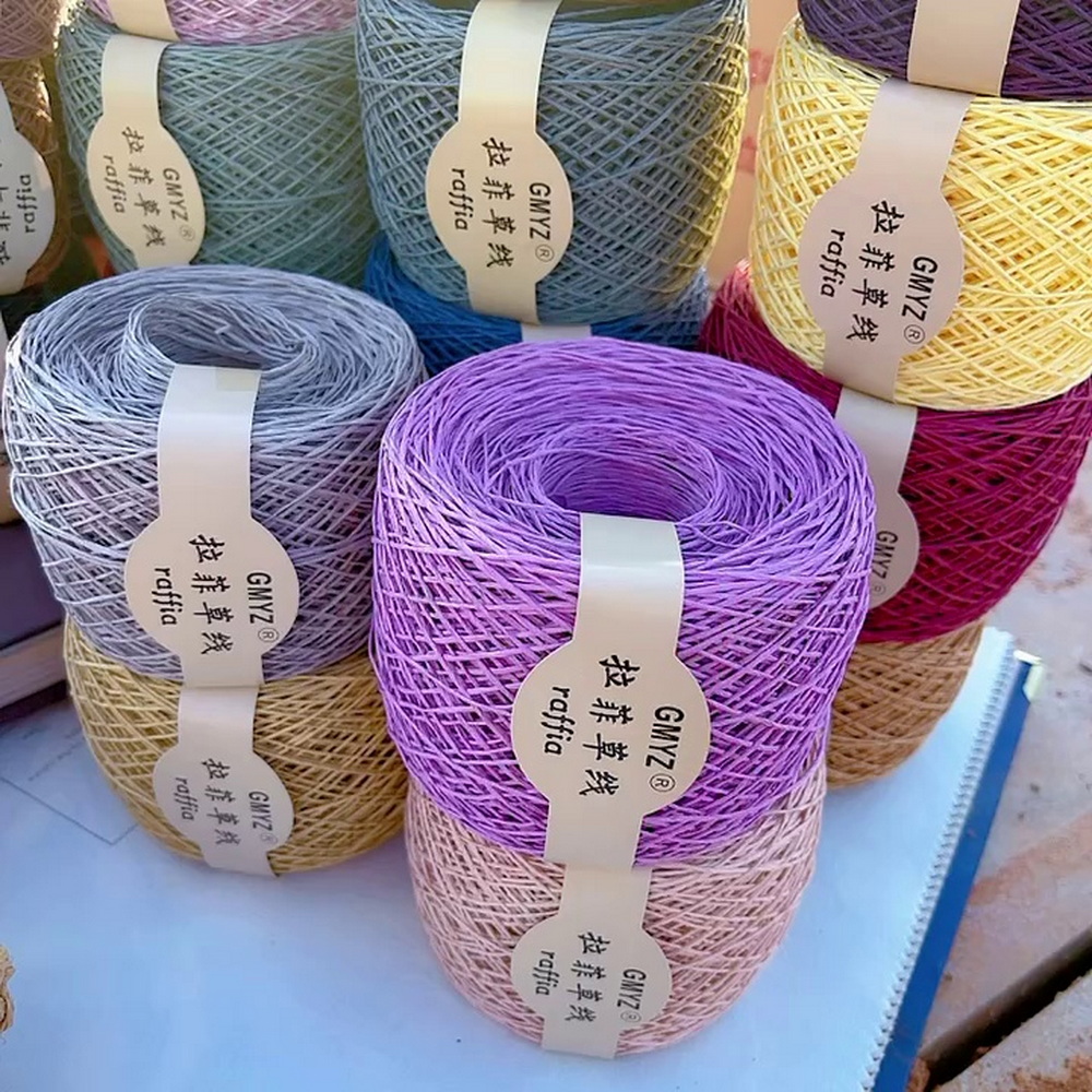 220M/ม้วนล้างทําความสะอาดได้พื - Crochet Bag Raffia บทวิจารณ์และราคา